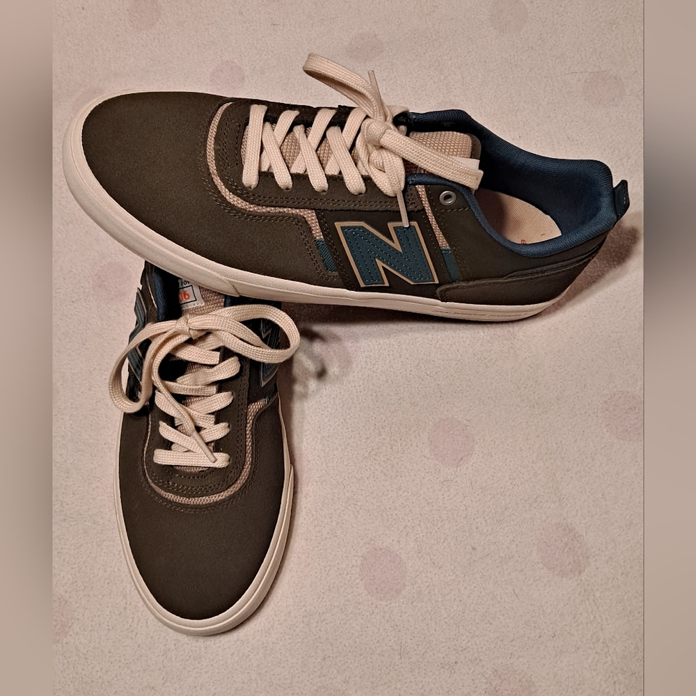 Men's New Balance Jamie Foy Dark Olive & Spruce Skate Shoes Size 11.5